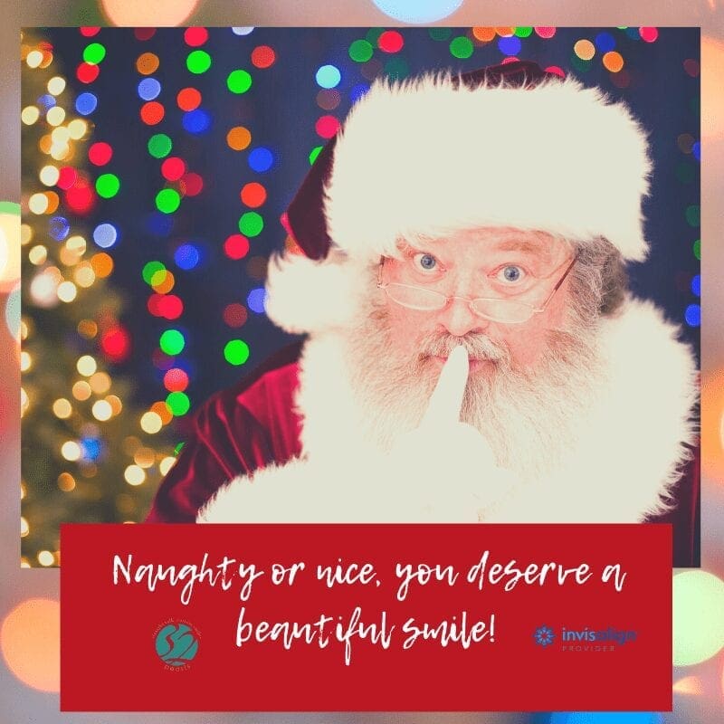 Santa Claus knows that low cost Invisalign is the secret to a beautiful smile.